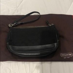 Small black coach bag